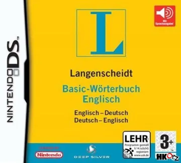 Langenscheidt Basic-Woerterbuch Englisch (Europe) (En,Fr,De,Es,It) box cover front